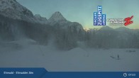 Archiv Foto Webcam Sicht auf das Kinderland an der Ehrwalder Alm 07:00