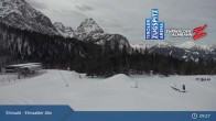 Archiv Foto Webcam Sicht auf das Kinderland an der Ehrwalder Alm 08:00