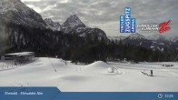 Archiv Foto Webcam Sicht auf das Kinderland an der Ehrwalder Alm 12:00