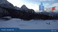 Archiv Foto Webcam Sicht auf das Kinderland an der Ehrwalder Alm 14:00