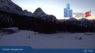 Archiv Foto Webcam Sicht auf das Kinderland an der Ehrwalder Alm 02:00