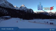 Archiv Foto Webcam Sicht auf das Kinderland an der Ehrwalder Alm 08:00