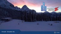 Archiv Foto Webcam Sicht auf das Kinderland an der Ehrwalder Alm 18:00