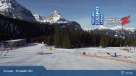 Archiv Foto Webcam Sicht auf das Kinderland an der Ehrwalder Alm 08:00