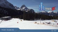 Archiv Foto Webcam Sicht auf das Kinderland an der Ehrwalder Alm 12:00