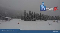 Archiv Foto Webcam Sicht auf das Kinderland an der Ehrwalder Alm 07:00