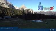 Archiv Foto Webcam Sicht auf das Kinderland an der Ehrwalder Alm 06:00