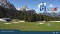Archiv Foto Webcam Sicht auf das Kinderland an der Ehrwalder Alm 10:00