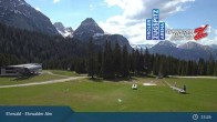 Archiv Foto Webcam Sicht auf das Kinderland an der Ehrwalder Alm 14:00