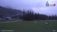 Archiv Foto Webcam Sicht auf das Kinderland an der Ehrwalder Alm 02:00