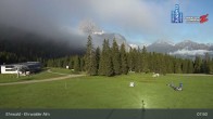 Archiv Foto Webcam Sicht auf das Kinderland an der Ehrwalder Alm 07:00