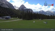 Archiv Foto Webcam Sicht auf das Kinderland an der Ehrwalder Alm 12:00