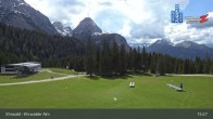 Archiv Foto Webcam Sicht auf das Kinderland an der Ehrwalder Alm 14:00