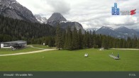Archiv Foto Webcam Sicht auf das Kinderland an der Ehrwalder Alm 10:00