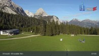Archiv Foto Webcam Sicht auf das Kinderland an der Ehrwalder Alm 07:00