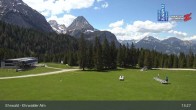 Archiv Foto Webcam Sicht auf das Kinderland an der Ehrwalder Alm 12:00
