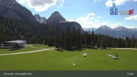 Archiv Foto Webcam Sicht auf das Kinderland an der Ehrwalder Alm 14:00