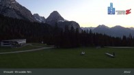 Archiv Foto Webcam Sicht auf das Kinderland an der Ehrwalder Alm 20:00