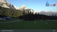 Archiv Foto Webcam Sicht auf das Kinderland an der Ehrwalder Alm 06:00