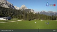 Archiv Foto Webcam Sicht auf das Kinderland an der Ehrwalder Alm 07:00