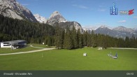 Archiv Foto Webcam Sicht auf das Kinderland an der Ehrwalder Alm 08:00