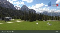 Archived image Webcam View of Ehrwalder Alm 12:00