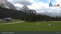 Archiv Foto Webcam Sicht auf das Kinderland an der Ehrwalder Alm 10:00