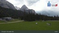 Archived image Webcam View of Ehrwalder Alm 14:00