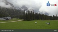 Archived image Webcam View of Ehrwalder Alm 18:00