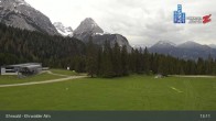 Archiv Foto Webcam Sicht auf das Kinderland an der Ehrwalder Alm 12:00