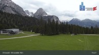 Archiv Foto Webcam Sicht auf das Kinderland an der Ehrwalder Alm 14:00
