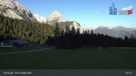 Archiv Foto Webcam Sicht auf das Kinderland an der Ehrwalder Alm 06:00