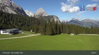 Archiv Foto Webcam Sicht auf das Kinderland an der Ehrwalder Alm 08:00