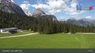Archiv Foto Webcam Sicht auf das Kinderland an der Ehrwalder Alm 10:00