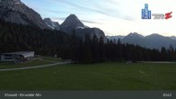 Archiv Foto Webcam Sicht auf das Kinderland an der Ehrwalder Alm 20:00