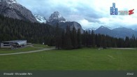Archiv Foto Webcam Sicht auf das Kinderland an der Ehrwalder Alm 02:00