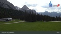 Archiv Foto Webcam Sicht auf das Kinderland an der Ehrwalder Alm 16:00
