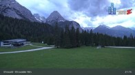 Archiv Foto Webcam Sicht auf das Kinderland an der Ehrwalder Alm 20:00