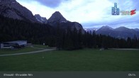Archiv Foto Webcam Sicht auf das Kinderland an der Ehrwalder Alm 04:00