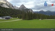 Archiv Foto Webcam Sicht auf das Kinderland an der Ehrwalder Alm 07:00