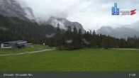 Archiv Foto Webcam Sicht auf das Kinderland an der Ehrwalder Alm 10:00