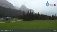 Archiv Foto Webcam Sicht auf das Kinderland an der Ehrwalder Alm 12:00