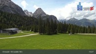 Archiv Foto Webcam Sicht auf das Kinderland an der Ehrwalder Alm 12:00
