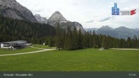 Archiv Foto Webcam Sicht auf das Kinderland an der Ehrwalder Alm 10:00