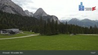 Archiv Foto Webcam Sicht auf das Kinderland an der Ehrwalder Alm 12:00