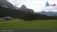 Archiv Foto Webcam Sicht auf das Kinderland an der Ehrwalder Alm 06:00