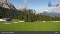Archiv Foto Webcam Sicht auf das Kinderland an der Ehrwalder Alm 08:00