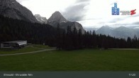 Archiv Foto Webcam Sicht auf das Kinderland an der Ehrwalder Alm 16:00