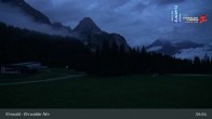 Archived image Webcam View of Ehrwalder Alm 04:00