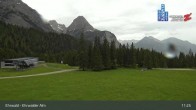 Archiv Foto Webcam Sicht auf das Kinderland an der Ehrwalder Alm 10:00